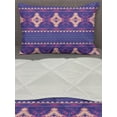 thumbnail image 3 of Aztec Comforter & Sham Bedding Set, Modern Inspire Print of Mexican Civilization in Energetic Colors, 3 pcs Duvet Set Microfiber Filling Quilt, 5 Sizes, Fuchsia Pale Peach, by Ambesonne, 3 of 4