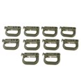 thumbnail image 4 of 10pcs Hebilla de correas de bloqueo Mosquetón Accesorio de escalada Verde shamjiam hebilla de molle, 4 of 9