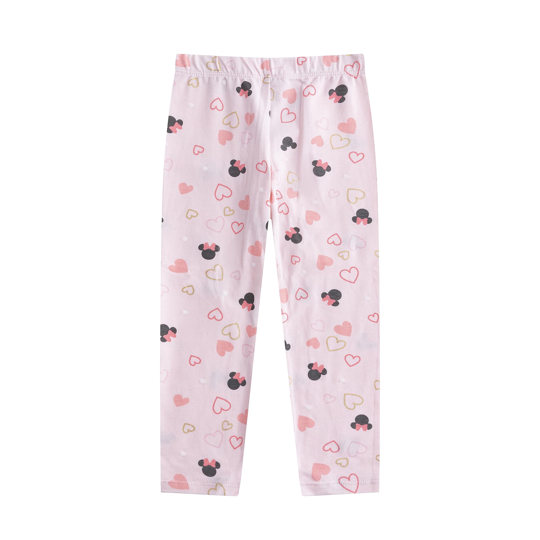 Disney Minnie Mouse Shirt, Vest and Legging Pants Outfit (Girls), 3 Piece Set, Sizes 2T-6X