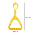 thumbnail image 3 of For Triangle Bus For Subway Interior Handle Pull Ring Auto Car Train Handle Stra 2, 3 of 5