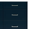 thumbnail image 7 of Ariel Monroe 67 Inch Double Oval Sink Bathroom Vanity With Italian Carrara Marble Countertop 1.5 inch Edge In Midnight Blue, 7 of 7