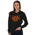 thumbnail image 5 of Deer Hunting Diva Antler Season Women's Long Sleeve T Shirt Brisco Brands S, 5 of 5