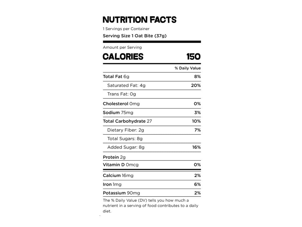 Bobo’s Oat Bites, Chocolate Chip, 1.3 Ounce (Pack of 25)