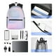 thumbnail image 4 of Disketp Rainbow Mochila Ligera Clásica con Múltiples Bolsillos, Mochila Casual para Hombre y Mujer, Ideal para Escuela, Trabajo y Viajes, 4 of 6