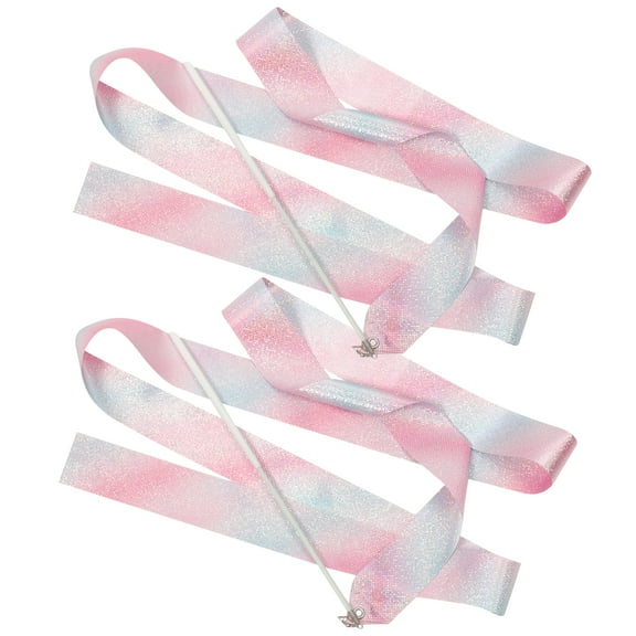 Rhythmic Gymnastics Ribbons Fitness Decor Streamers for Dance Adults Wand