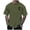 Green, variant on Krdevn Men's Summer Short Sleeve Round Neck T Shirt Coconut Tree Print Trend Down Shirt Top,XL