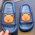 thumbnail image 2 of Huowey Girls Boys Slippers Cute Animal Beach Slides Non Soft Soles Home Bath Slippers Summer Outdoor Sport Shoes,Blue,1.5-2 Years, 2 of 4