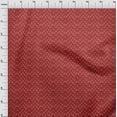 thumbnail image 3 of oneOone Tissu Popeline de Coton Rouge Petit Motif Bandhani Matériel de Robe Tissu Imprimé Tissu au Mètre 42 Pouces de Large, 3 of 4