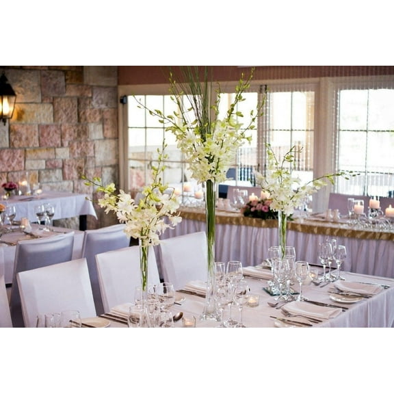 20" Clear Eiffel Tower Vases Glass Tower Vase 20" Tall Vase Wedding Vase 12 PC