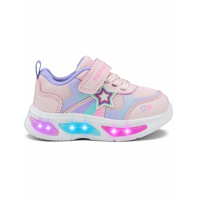 Tenis Con Luces Bubble Gummers Versy Para Niña Estrella Contactel Rosa / Lila rosa 15