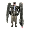 thumbnail image 6 of Big Plush® Giant Stuffed Snake 18 Feet Long Soft Gray Color Huge Plushy Serpent Made in the USA, 6 of 8