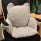 thumbnail image 5 of Cojín para silla de oficina de felpa con dibujos de animales, soporte Lumbar antideslizante rosa, almohadas suaves y cómodas, regalo para estudiantes, 5 of 5