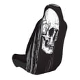 thumbnail image 2 of Balery Gothic Skull Drape Funda de Asiento para Auto con Diseño - Cubierta Frontal Suave y Transpirable con Protector Antideslizante- 1 Unidad, 2 of 5
