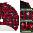 thumbnail image 6 of Christmas Tree Skirt 36 Inches, Large Xmas Tree Skirts, Perfect for Christmas Holiday Home Decoration(Red Plaid), 6 of 7