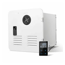 RV Tankless Water Heater 65000 BTU Propane Gas 15x15in with Controller LED Display