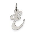 thumbnail image 1 of 925 Sterling Silver Dainty Letter E Initial Name Monogram Necklace Charm Pendant, 1 of 8