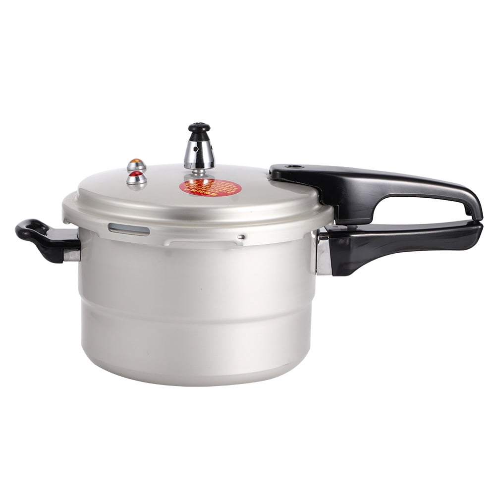 Explosion-Proof Household Pressure Cooker with Anti-Scald Handle Stainless Steel Pressure Cooking Pot Pressure Pot with Steaming Layer for Gas Electric Ceramic Stove 20cm