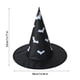 thumbnail image 5 of Sombrero de Bruja de Halloween con Gancho | Accesorio de Tela para Disfraz Espeluznante y Decoración Colgante para Exteriores para Cercas de Árboles de Jardín | Decoración Resistente a La Intemperie, 5 of 5