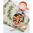 thumbnail image 3 of Spring Botanical Kitchen Dish Towels for Drying Dishes Set of 2, Garden Birds Floral Leaves Rustic Burlap Waffle Weave Microfiber Hand Tea Bathroom Towels Quick Dry & Absorbent Towel 12x12, 3 of 7