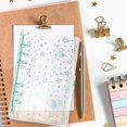 thumbnail image 6 of A6 Sticker Organizer Storage Binder, Star Planner Folder, Reusable Sticker Display Holder, 6 Ring Binder Cover, Sticker Book Collecting Album, Refillable Loose Leaf Folder, Portable Planner Shell, 6 of 6