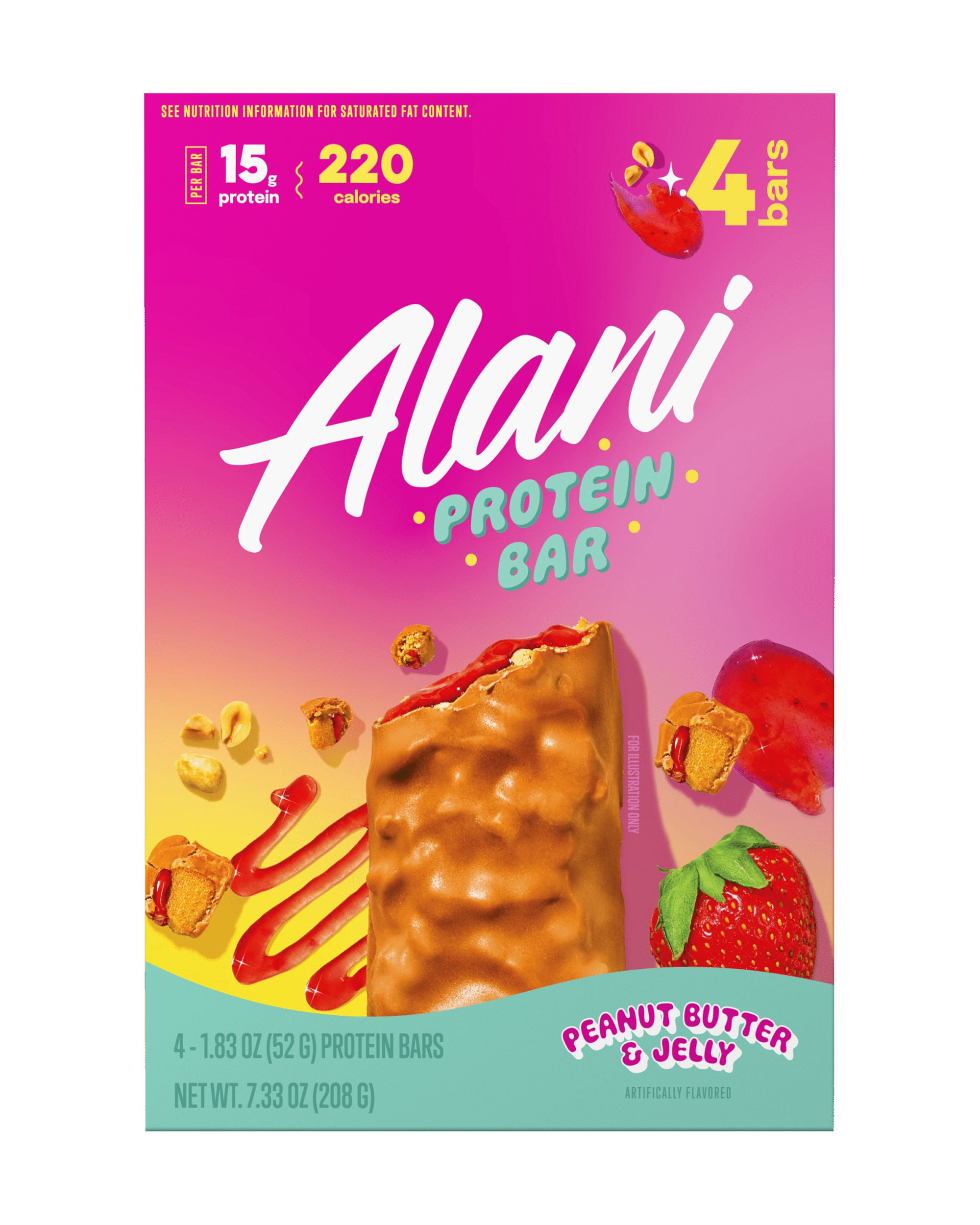 Alani Nu Supplements Alani Protein Pb & Jelly Bar 4pk