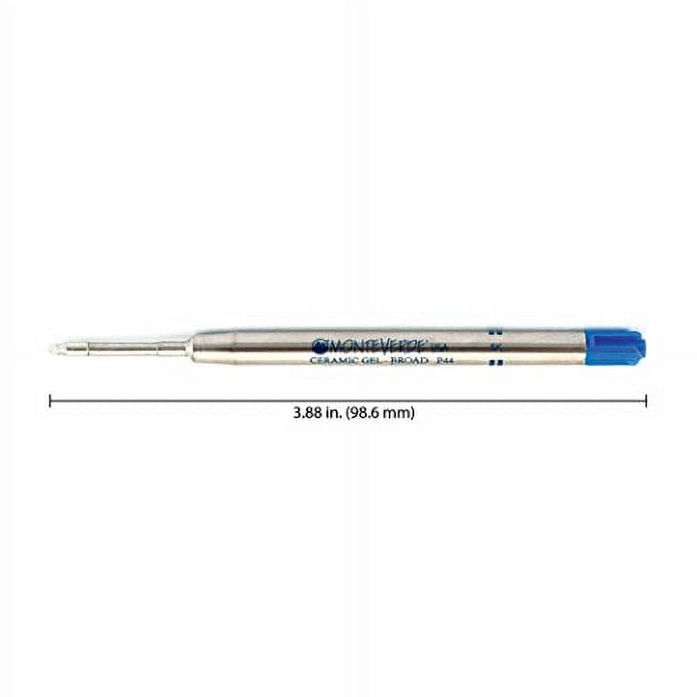 Monteverde Monteverde Ballpoint Pen Refill Broad Point Blue Ink 6 Pack (P443BU)