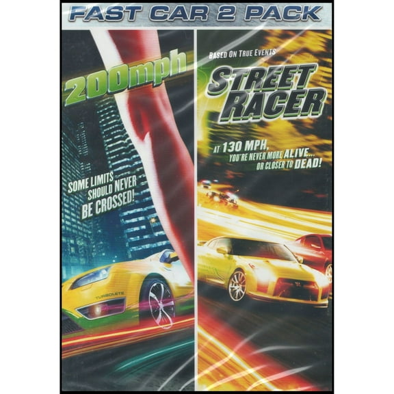 Fast Car 2 Pack: 200mph & Street Racer (DVD)
