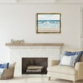 thumbnail image 3 of Stupell Industries On The Shore Beach Waves Landscape Painting Gold Floater Framed Canvas Art Print Wall Art, 31 x 25, 3 of 10