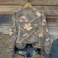 thumbnail image 6 of Craaazy Sweatshirt For Women Leaf Print Oversized Fall Fashion Long Sleeve Blouses Camo Maple Graphic Shirts Gifts For Women, 6 of 9