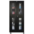 thumbnail image 1 of Hallowell 415S24SVM-ME 400 Series Mobile SV Storage Cabinet, 36W in. x 24D in. x 72H in. , 708 Midnight Ebony, Single Tier, Double Safety-View Door, 1-Wide, Knock-down, 1 of 1