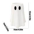 thumbnail image 2 of Halloween Ghost Can Holder Funny Ghost Figurine Decorative Drink Stand Universal Beverage Can Sleeve Spooky Holiday Tabletop Display, 2 of 5