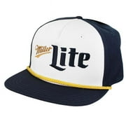 Miller 44768 Miller Lite Blue & Gold Logo Hat