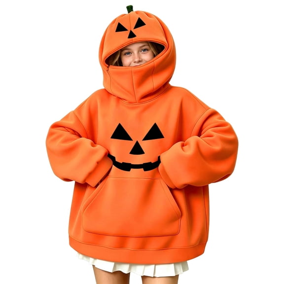 Zorckvet Girls' Fleece Pullover Sweatshirts and Hoodies for Little Kids with Pockets