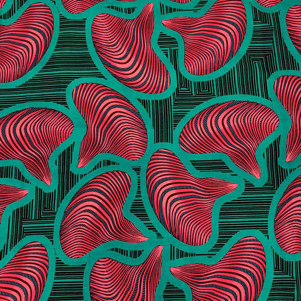 African Print Fabric Cotton Ankara 44 Inches Sold By The Yard (902174