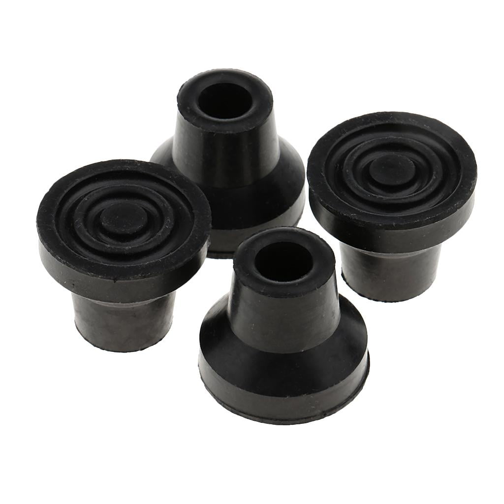 4pcs Ferrules Rubber End Cane Crutch Bottom 13mm