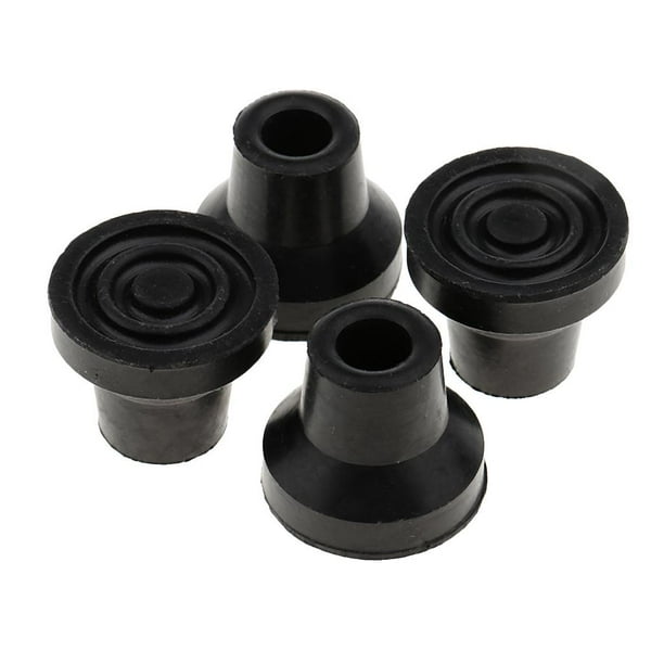 4 Pieces 13mm Durable Rubber AntiSlid Heavy Duty Canes Replacement