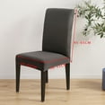 thumbnail image 2 of MintLimit Solid Stretch Dining Chair Cover Removable Slipcover Washable Banquet Event Clear 8 Pieces, 2 of 3