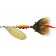 Mepps Dressed Aglia Inline Spinner, 1/3 oz, Gold and Brown