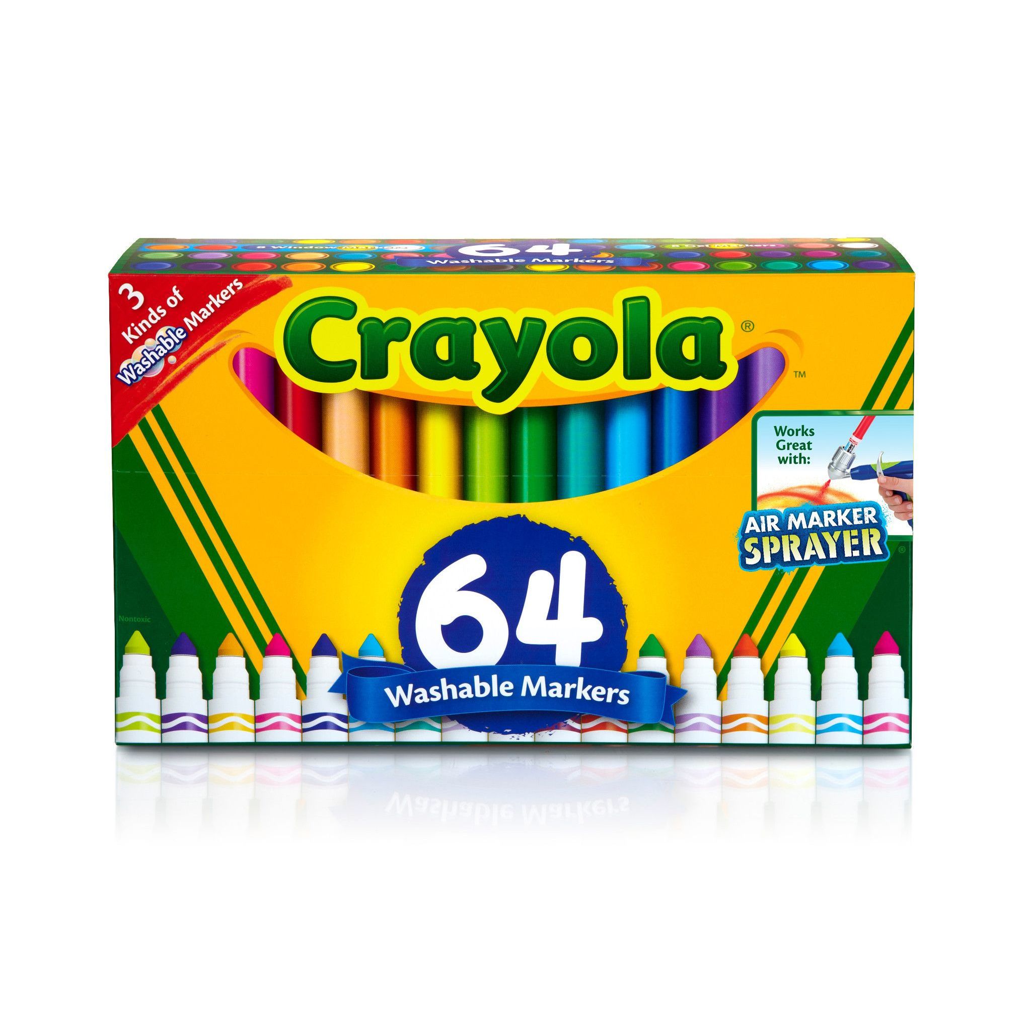 Crayola Washable Broad Line Markers with Gel FX Markers, 64 Ct, Art Supplies for Teens, Gifts - image 3 of 10
