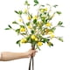 thumbnail image 1 of Piezas Ramas de Limón Artificiales, Decoraciones de Limón Vívidas de 27 Inch, Decoración de Limón Falso Amarillo, Centro de Mesa para el Hogar de la Cocina, Decoración de(Amarillo), 1 of 3
