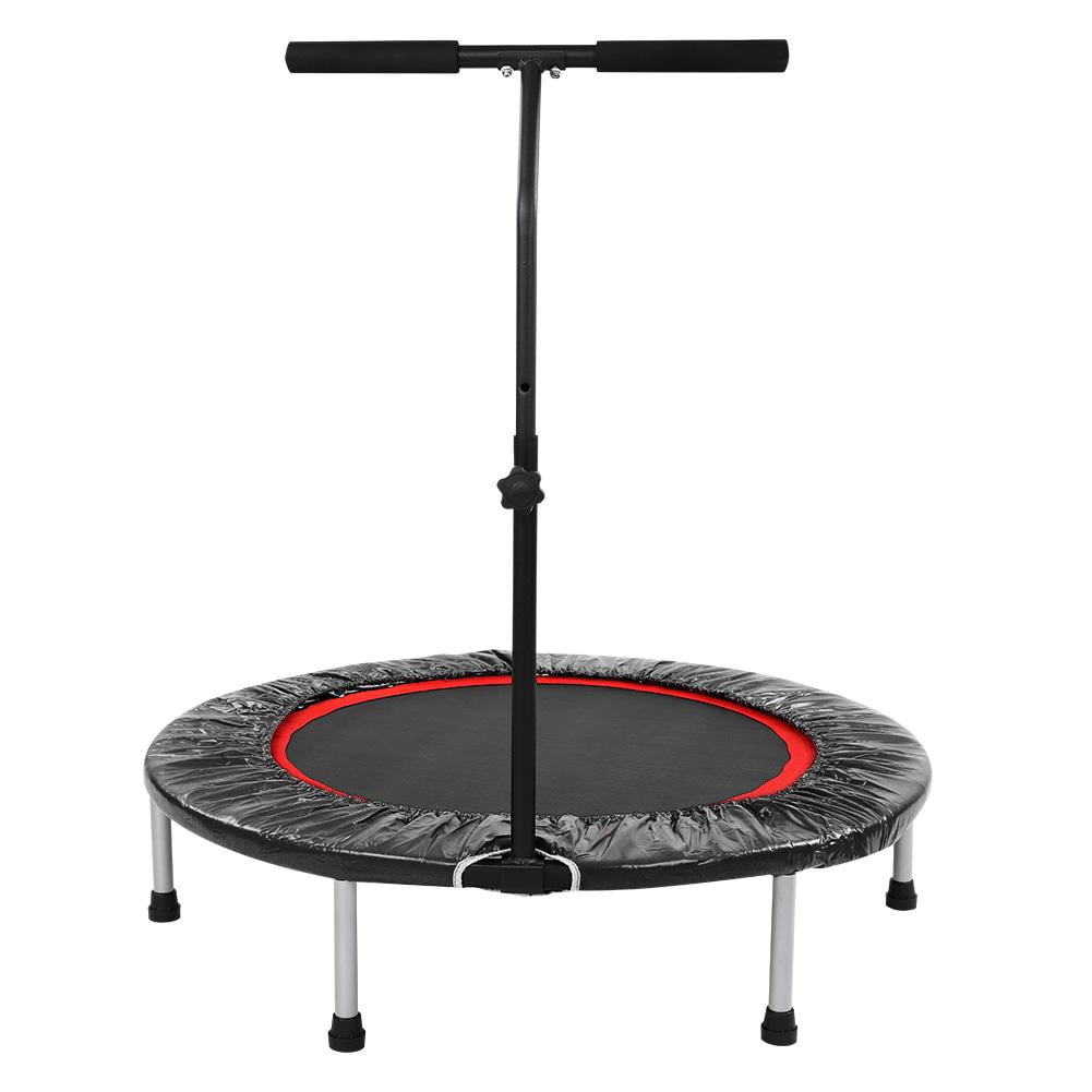 Tebru Indoor Trampoline, Indoor Outdoor Mini Heavy Duty Folding