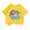 Yellow, variant on LRen Girls Shirts Size 6 Girl Cute Print Round Neck Short Sleeve Tops Shirts Clothes Kids Girls Relaxed Fit Funny Tops Vacation Summer Tee Top