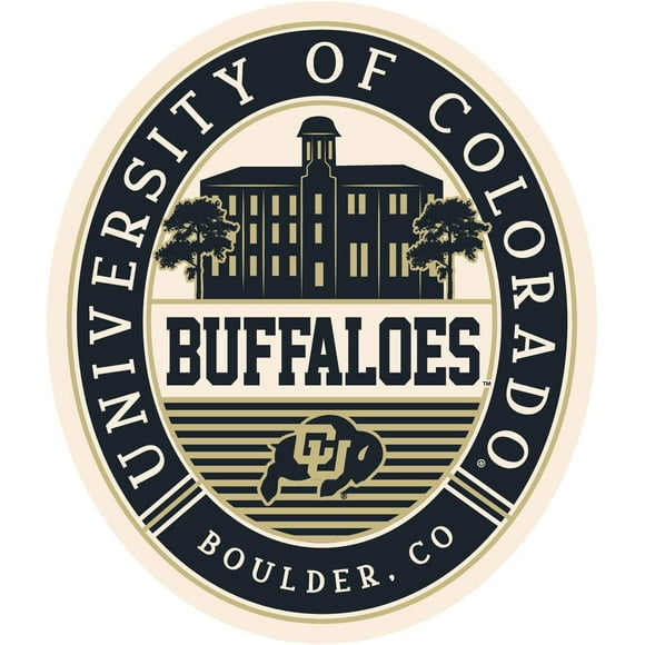 NCAA Colorado Buffaloes Unisexe 4" Autocollant de Vinyle - Bâtiment Royal, Multi, Taille One