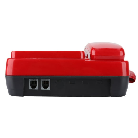 Corded Telephones, Durable Retro Practical Clear Corded Landline Telephone ABS for Home for Office