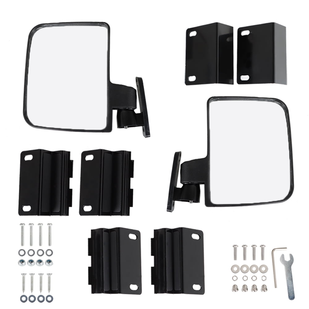 munirater 7" x 5" Golf Cart Mirrors, Side Rear View fit for Club Car
