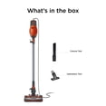 thumbnail image 4 of Shark Rocket Ultra-Light Corded Stick Vacuum, Carpet and Hardfloors, Pet Friendly, with Swivel Steering, HV301 Gray/Orange, 4 of 11