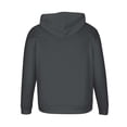 thumbnail image 4 of QTBIUQ Men Casual Fashion Printed Pullover Drawstring Long Sleeve Hooded Sweatshirts Dark Gray, 4 of 5