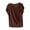 Coffee, variant on Womens Pajamas Tops V Neck Short Sleeve Blouse Casual Comfy Loose Fitting Sleepwear Summer Tops
