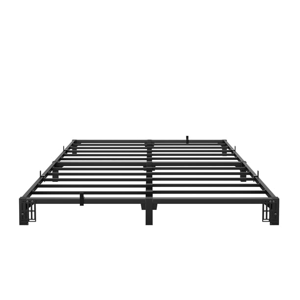 Yeshouse estructura de cama de metal negro de alta resistencia, plataforma ultrarresistente con gran capacidad de carga, fácil instalación, estable y silenciosa, no necesita base adicional