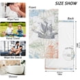 thumbnail image 4 of SKYSONIC 2 PCS Hand Towels, Vintage Sailboat 16 x 28 Inch Soft Highly Absorbent Cotton Bathroom Towels for Bathroom Ktichen Travel SPA Gym, 4 of 7